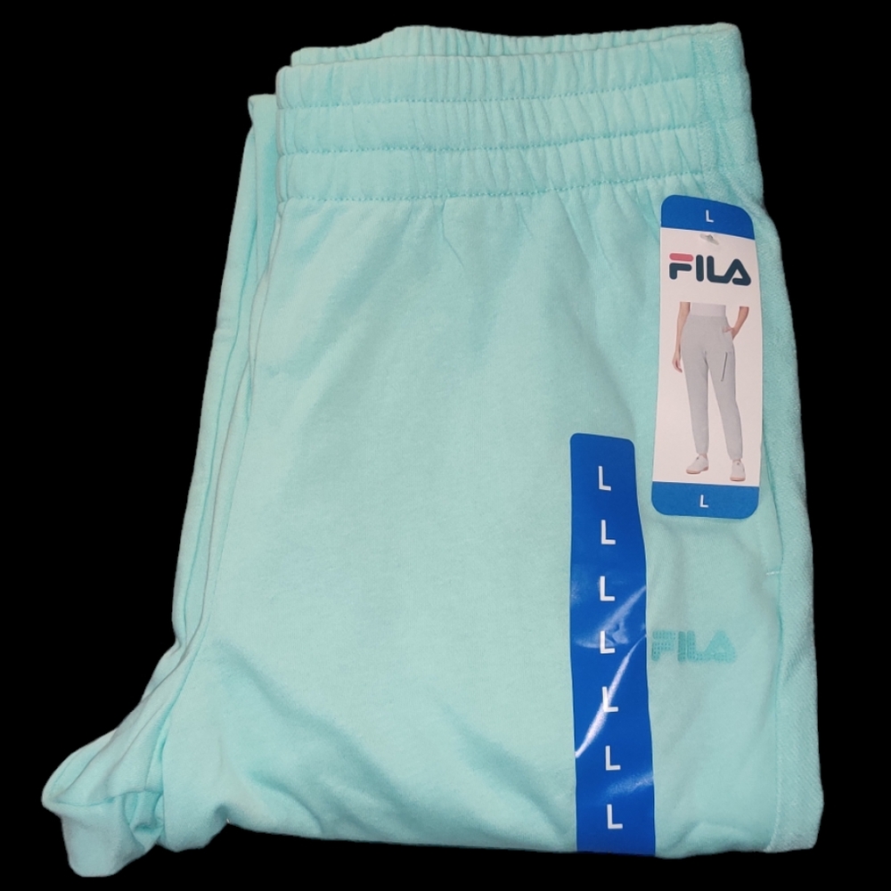 FILA Ladies women French Terry Elastic waistband Jogger Pants